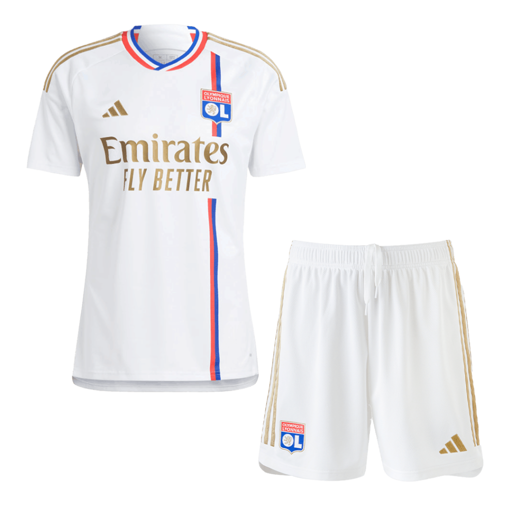 Olympique Lyonnais Home Shirt & Shorts Set 2023/24