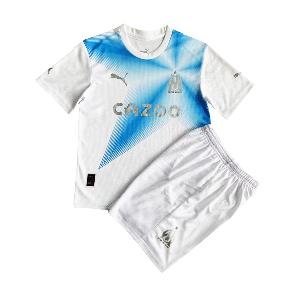 Kid’s Marseille Fourth Away Shirt & Shorts Set 2022/23
