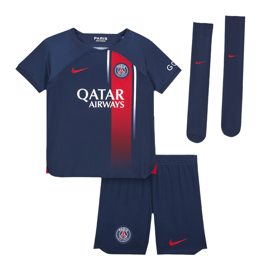 Kid’s PSG Home Shirt, Shorts & Socks Set 2023/24