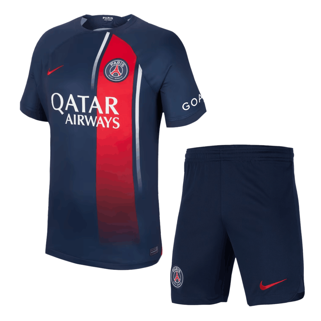 PSG Home Shirt & Shorts Set 2023/24