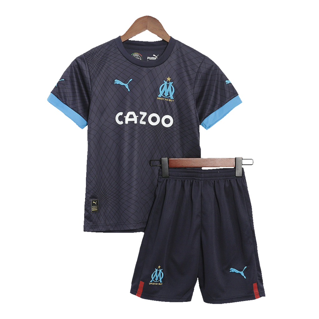 Kid’s Marseille Away Shirt & Shorts Set 2022/23