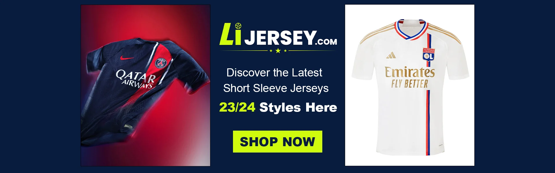 Browse French club jerseys and kits