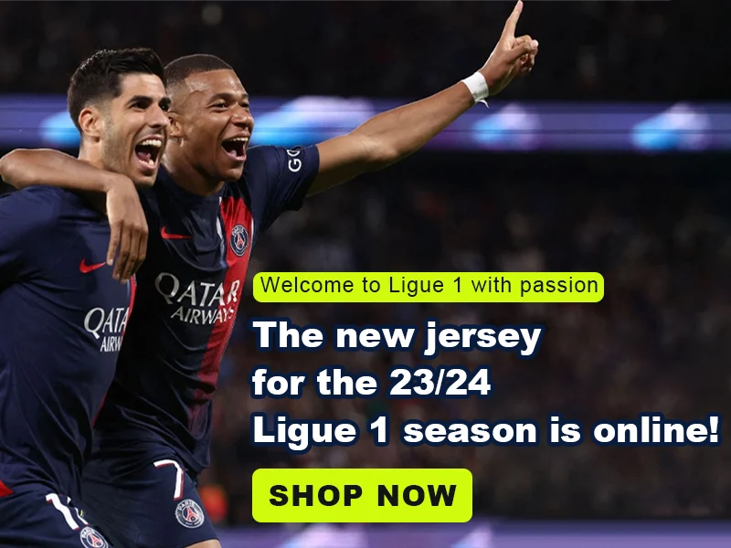 Shop French club jerseys and kits